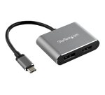 StarTech.com Adaptateur multiport USB-C vers DisplayPort ou HDMI - 4K 60 Hz - Convertisseur 2-en-1