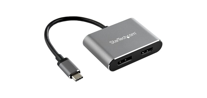 StarTech.com Adaptateur multiport USB-C vers DisplayPort ou HDMI - 4K 60 Hz - Convertisseur 2-en-1