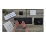 CHERRY STREAM clavier Bureau USB QWERTZ Suisse Noir