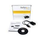StarTech.com Câble Adaptateur de 30 cm USB vers Série DB9 RS232 - Mémorisation de Port COM