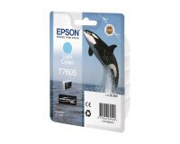 Epson T7605 - lichtcyaan - origineel - inktcartridge