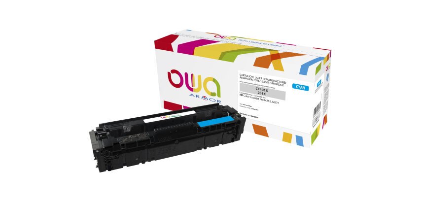 Toner remanufacturé OWA - haute capacité - pour HP CF401X