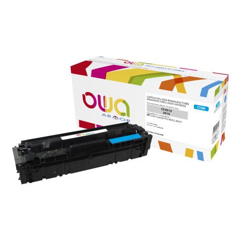 Toner remanufacturé OWA - haute capacité - pour HP CF401X