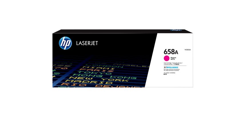 HP Toner magenta LaserJet 658A authentique