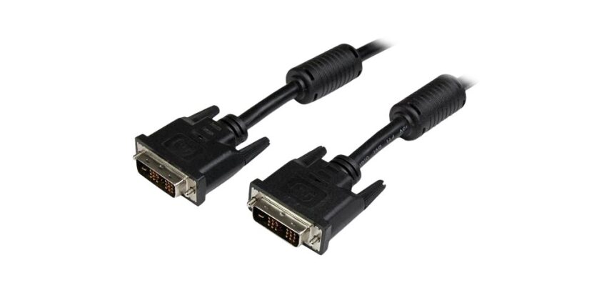 StarTech.com Câble DVI-D Single Link de 2m - Cordon DVI vers DVI pour écran numérique - M/M - 1920x1200