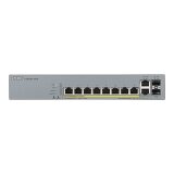Zyxel GS1350-12HP-EU0101F commutateur réseau Géré L2 Gigabit Ethernet (10/100/1000) Connexion Ethernet, supportant l'alimentation via ce port (PoE) Gris