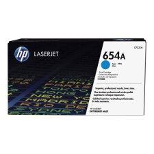 HP 654A - cyaan - origineel - LaserJet - tonercartridge (CF331A)