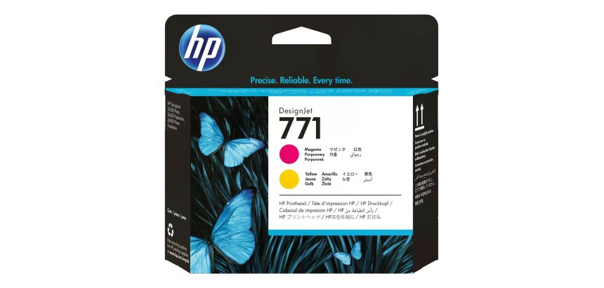 HP 771 - yellow, magenta - printhead
