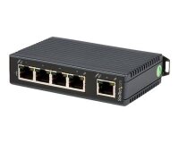 StarTech.com Switch Ethernet industriel non géré à 5 ports - Commutateur réseau 10/100 a montage sur rail DIN