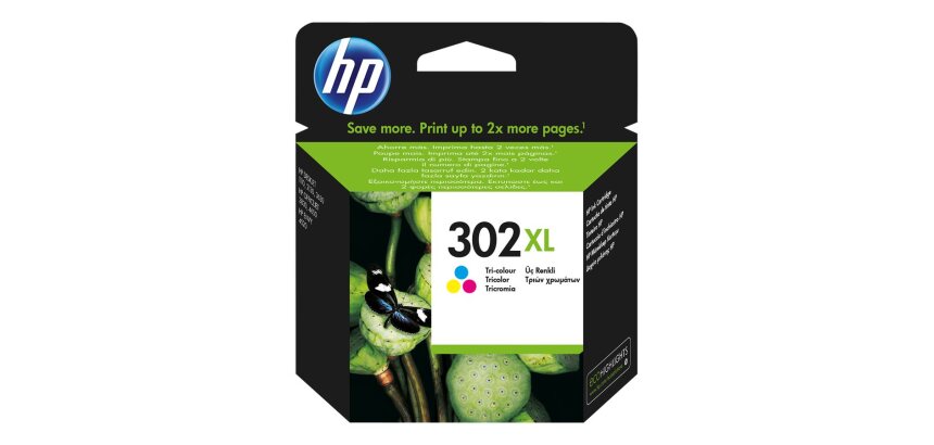 Cartouche d'encre Hp HP 302XL Cartouche d'Encre Trois Couleurs grande capacité Authentique (F6U67AE)