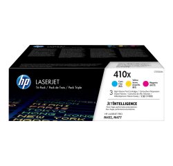 HP 410X - 3-pack - High Yield - yellow, cyan, magenta - original - LaserJet - toner cartridge (CF252XM)