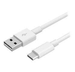 DLH CABLE USB-A VERS USB-C BLANC 1M 3A