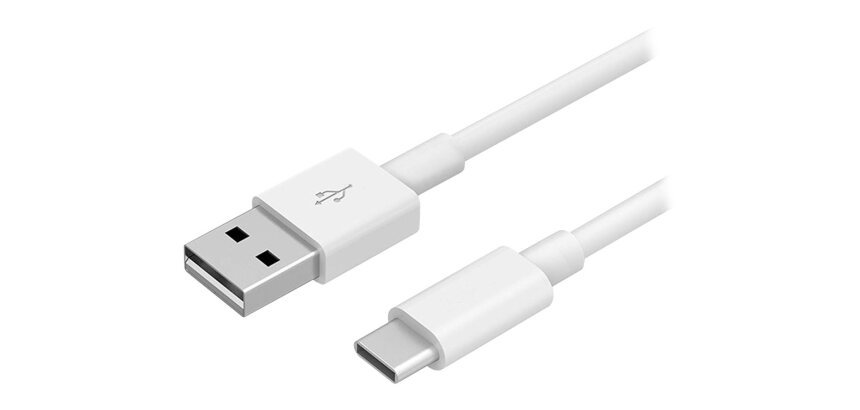 DLH Cable USB-A vers USB-C blanc 1m 3A
