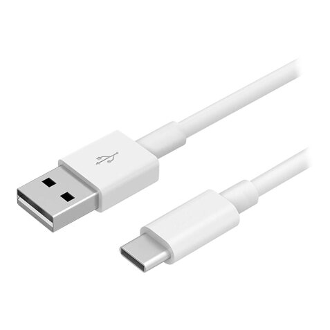 DLH CABLE USB-A VERS USB-C BLANC 1M 3A