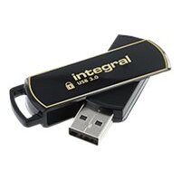 Integral 128GB Secure 360 Encrypted USB 3.0 lecteur USB flash 128 Go USB Type-A 3.2 Gen 1 (3.1 Gen 1) Noir, Or