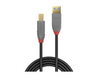 Lindy Câble USB 3.2 Type A vers B, 5Gbit/s, Anthra Line, 2m