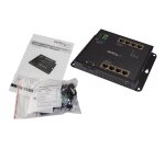 StarTech.com Switch Industriel POE+ Gigabit Ethernet 8 ports - 2 connexions MSA SFP - 30W - Switch Gbe Haute Puissance L2 adminstrable renforcé - Fixation murale Rail DIN IP-30/ -40C° à 75C°