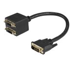StarTech.com Câble Répartiteur en Y DVI-D vers 2x DVI-D 30 cm - Câble Splitter DVI-D - M/F