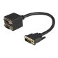 StarTech.com Câble Répartiteur en Y DVI-D vers 2x DVI-D 30 cm - Câble Splitter DVI-D - M/F