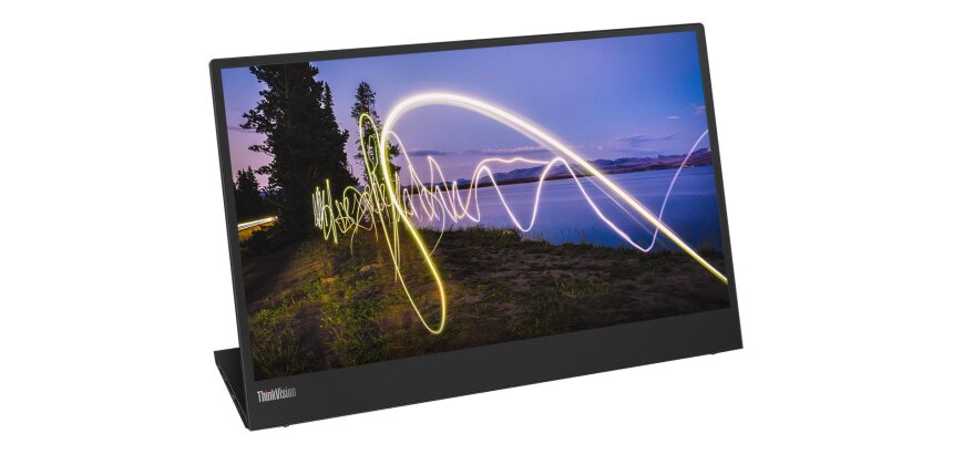 Lenovo ThinkVision M15 écran plat de PC 39,6 cm (15.6") 1920 x 1080 pixels Full HD LED Noir