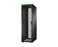 APC Baie EasyRack 600mm/42U/1100mm avec toit, panneau latéral, roulettes, noir