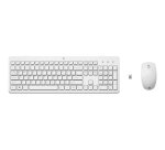 HP STORE 3PL clavier Souris incluse RF sans fil Blanc