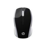 HP 200 - mouse - 2.4 GHz - silver