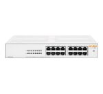 HPE Aruba Networking Aruba Instant On 1430 16G Class4 PoE 124W Non-géré L2 Gigabit Ethernet (10/100/1000) Connexion Ethernet, supportant l'alimentation via ce port (PoE) 1U Blanc