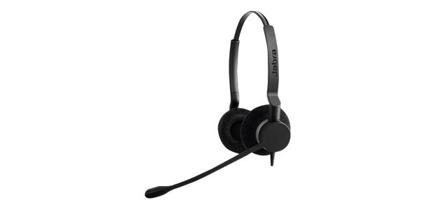 Jabra Biz 2300 Casque Avec fil Arceau Bureau/Centre d'appels USB Type-A Noir