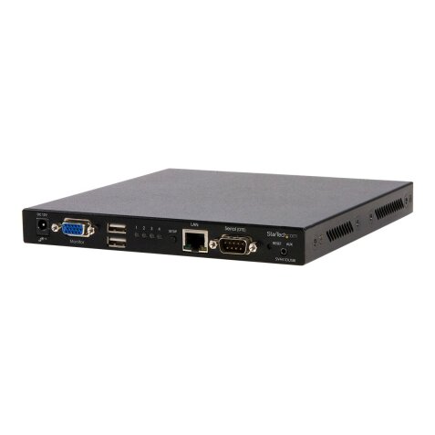 StarTech.com Switch KVM USB VGA sur IP à 4 ports avec médias virtuels - Commutateur KVM à distance