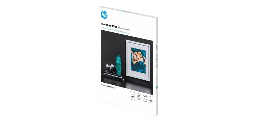 HP Premium Plus Photo Paper - Fotopapier - glänzend - 20 Blatt - A4 - 300 g/m²