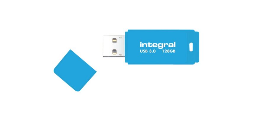 Integral Neon USB Key 128GB USB 2.0 (USB-A) Blue