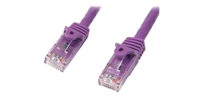 StarTech.com Câble réseau Cat5e sans crochet de 10 m - Violet