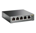 TP-Link TL-SG1005P Non-géré Gigabit Ethernet (10/100/1000) Connexion Ethernet, supportant l'alimentation via ce port (PoE) Noir