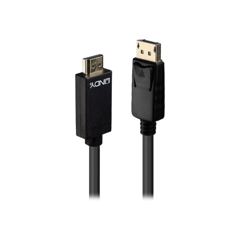 Lindy 36924 câble vidéo et adaptateur 5 m DisplayPort HDMI Type A (Standard) Noir