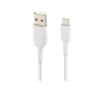 BELKIN CAB002BT1MWH câble USB C USB A 1 m blanc