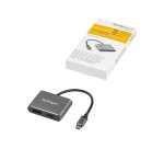 StarTech.com Adaptateur multiport USB-C vers DisplayPort ou HDMI - 4K 60 Hz - Convertisseur 2-en-1