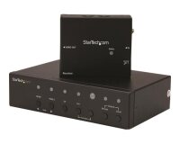 StarTech.com Extendeur vidéo HDBaseT multi-entrées avec switch intégré - HDMI, VGA, DisplayPort via Cat5e ou Cat 6 - 4K