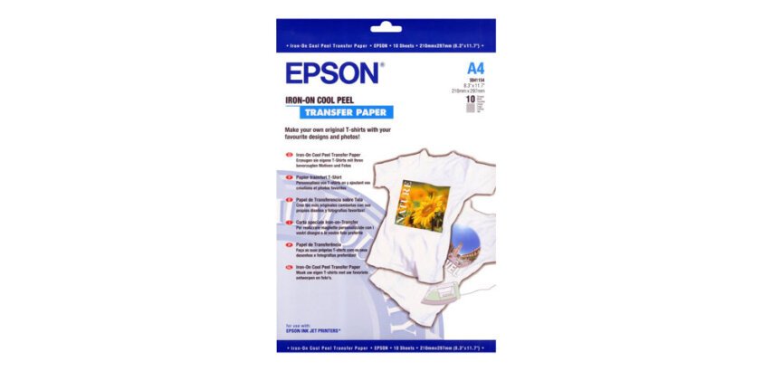 Epson Iron-on-Transfer Paper - A4 - 10 Feuilles