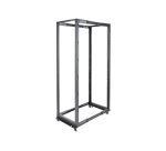 StarTech.com Rack Serveur Mobile 42U à 4 Montants, Rack Réseau 19" à 4 Montants avec Roulettes, Rack Roulant avec Profondeur Ajustable pour PC/AV/Données/IT - Roulettes, Pieds de Mise à Niveau ou Montage au Sol