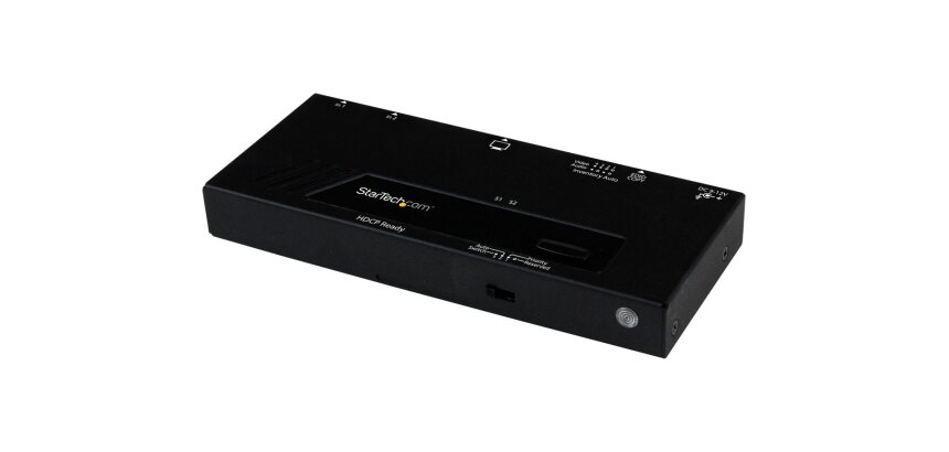 StarTech.com Commutateur vidéo HDMI à 2 ports avec commutation automatique et prioritatire - Switch HDMI - 1080p