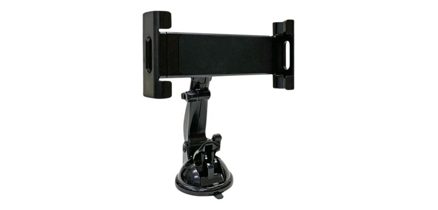 DLH Support voiture ou bureau universel avec bras articule 2 axes pour tablette jusque 10.5"