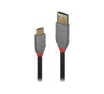 Lindy Câble USB 3.2 Type A vers C de 1m, 10Gbit/s, gamme Anthra