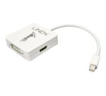 Lindy Adaptateur actif Mini DisplayPort 1.2 vers HDMI, VGA et DVI-D