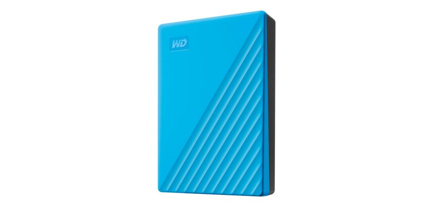 Western Digital My Passport disque dur externe 4 To 3.2 Gen 1 (3.1 Gen 1) Bleu