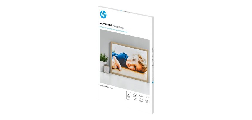 HP Advanced fotopapier ft A3, 250 g, pak van 20 vel, glanzend