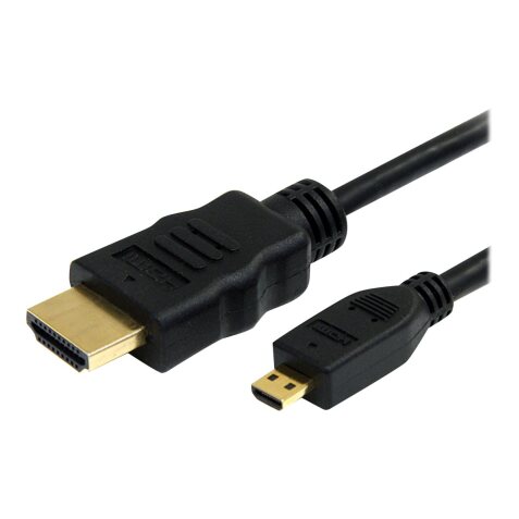 StarTech.com Câble HDMI haute vitesse avec Ethernet 1 m - HDMI vers HDMI Micro - M/M