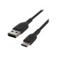 Belkin CAB001BT1MBK câble USB 1 m USB A USB C Noir