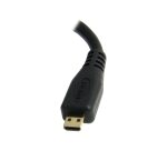 StarTech.com Câble adaptateur HDMI haute vitesse de 12cm - HDMI vers Micro HDMI - F/M - Noir