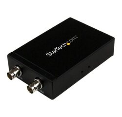 StarTech.com Convertisseur 3G SDI vers HDMI avec sortie SDI en boucle jusqu'à 230m - Noir